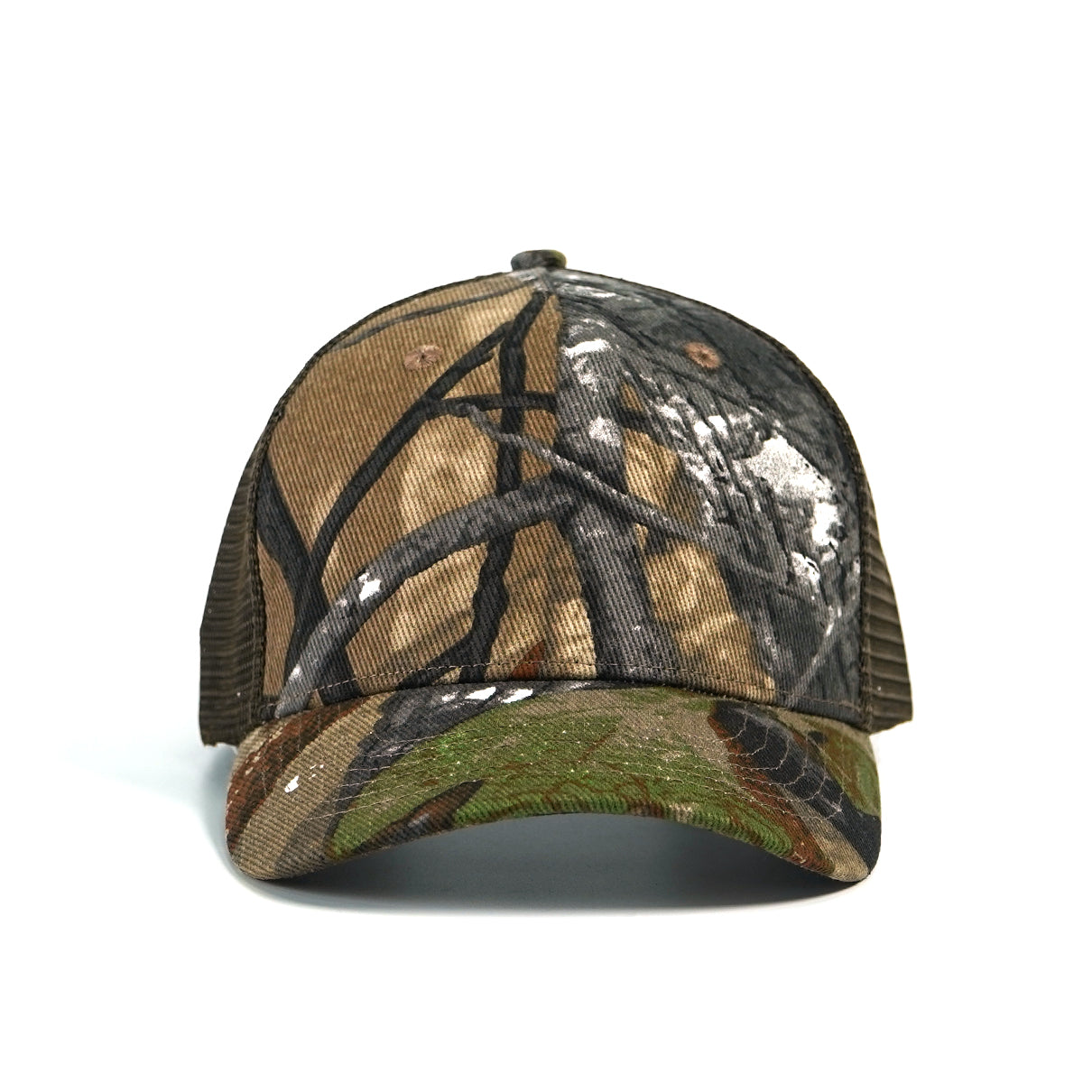 Rangelab Camo Mesh Trucker Hat – Adjustable Outdoor Hunting Cap, Breathable Snapback for Men