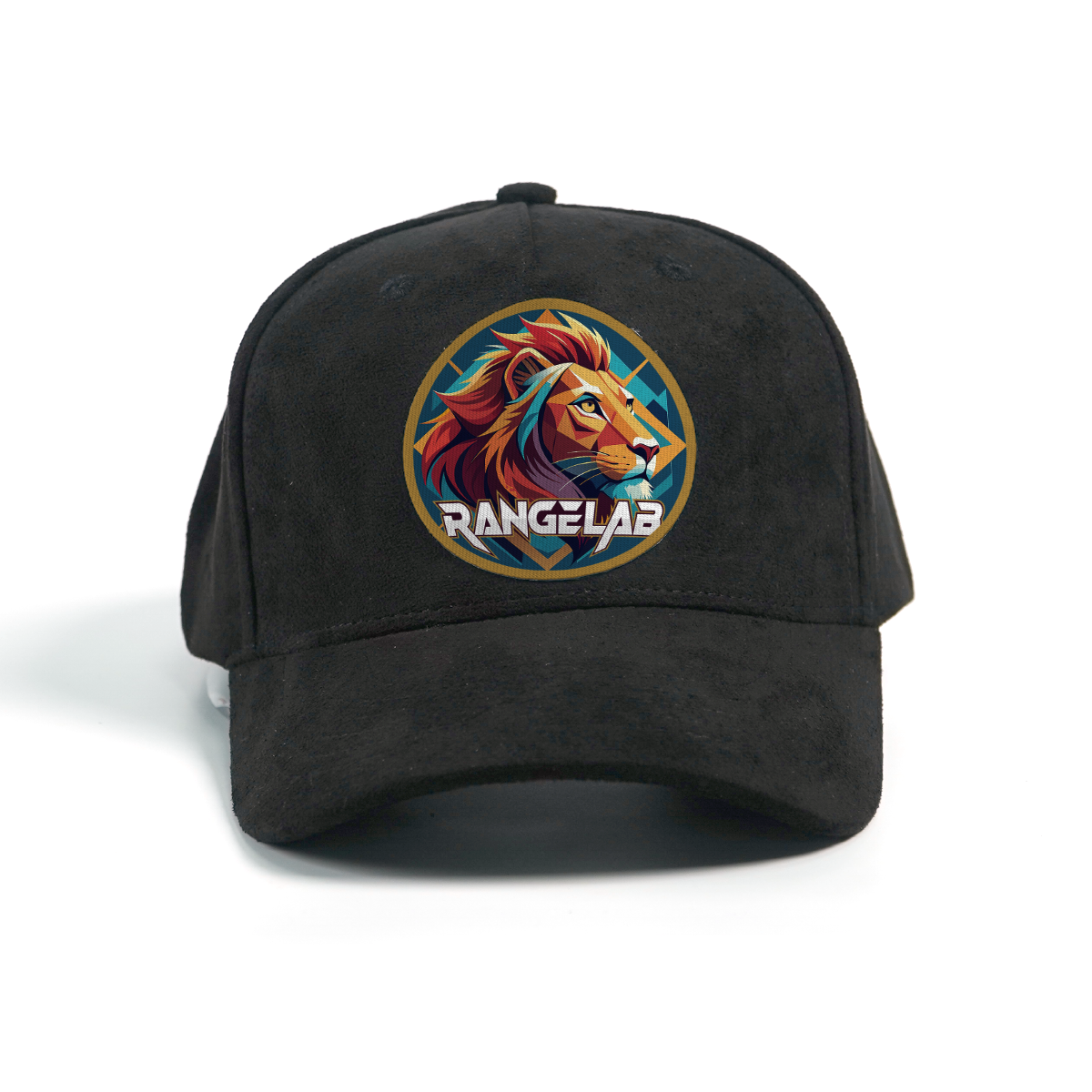 RANGELAB Trucker Cap – Crafted with Grit | Wildlife Leather Patch Adventure Hat (Lion & Bear Design)