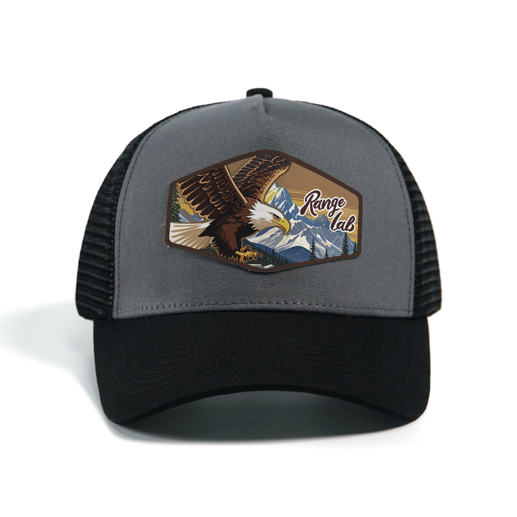 Adventure Awaits – RANGELAB Suede Trucker Hat for Hikers, Campers & Travelers | Adjustable Mesh Back Cap