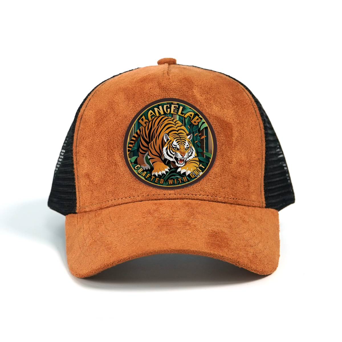 RANGELAB Adventure Suede Trucker Hat – Wild Animal Series (Bear | Tiger | Lion)