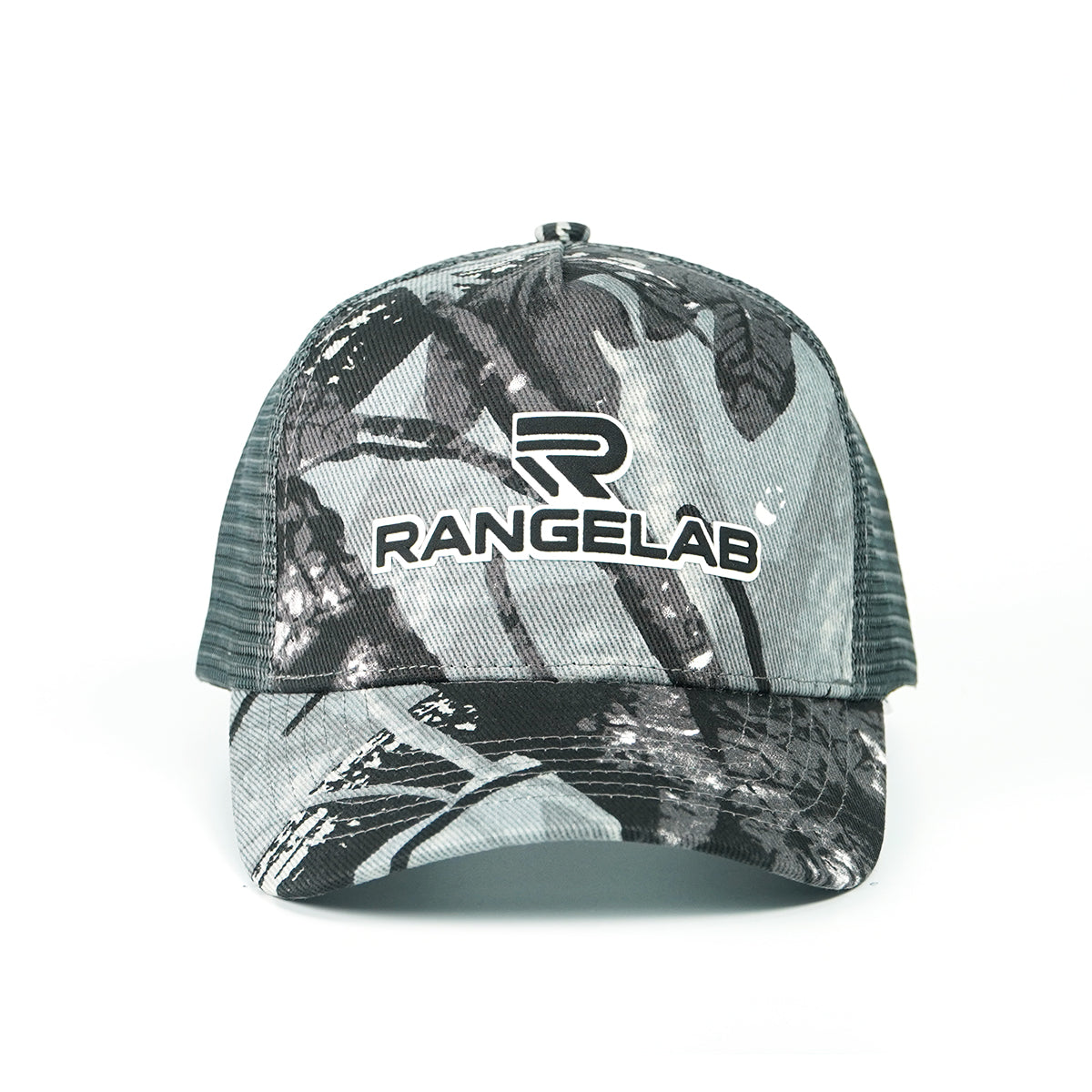 RANGELAB Adventure-Ready Camo Trucker Hat – Breathable Mesh Outdoor Snapback Cap for Hiking, Camping & Everyday Style