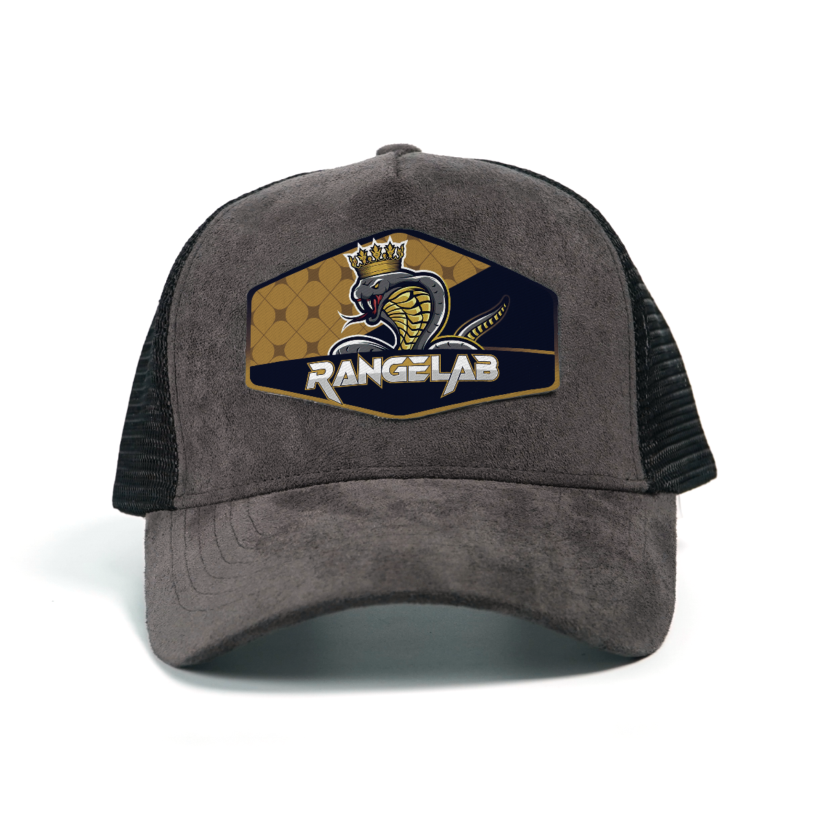 RANGELAB Stylish Mesh Snapback Hat for Men | Outdoor Trucker Cap with Premium Suede Brim