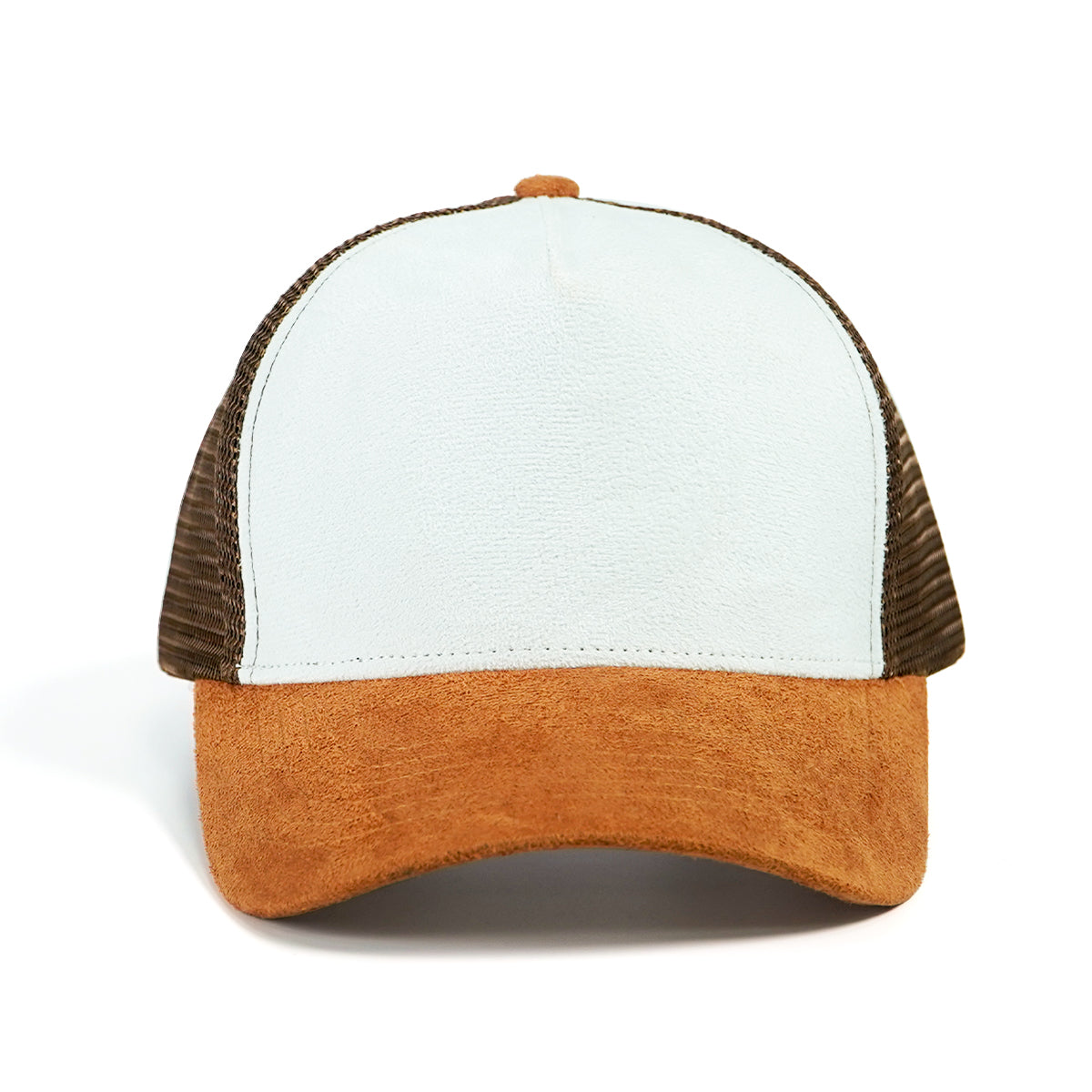 RANGELAB Premium Suede Brim Trucker Hat – Breathable Mesh Back, Outdoor Comfort Fit Cap