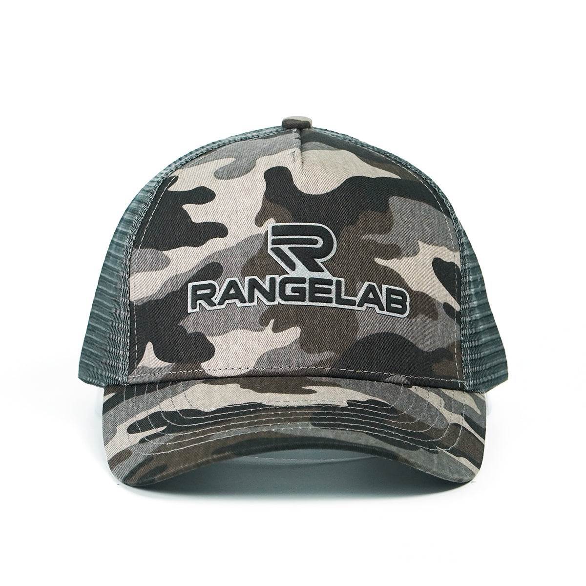 RANGELAB Tactical Camo Mesh Hat – Breathable Snapback for Outdoor Sports, Hiking & Everyday Adventure