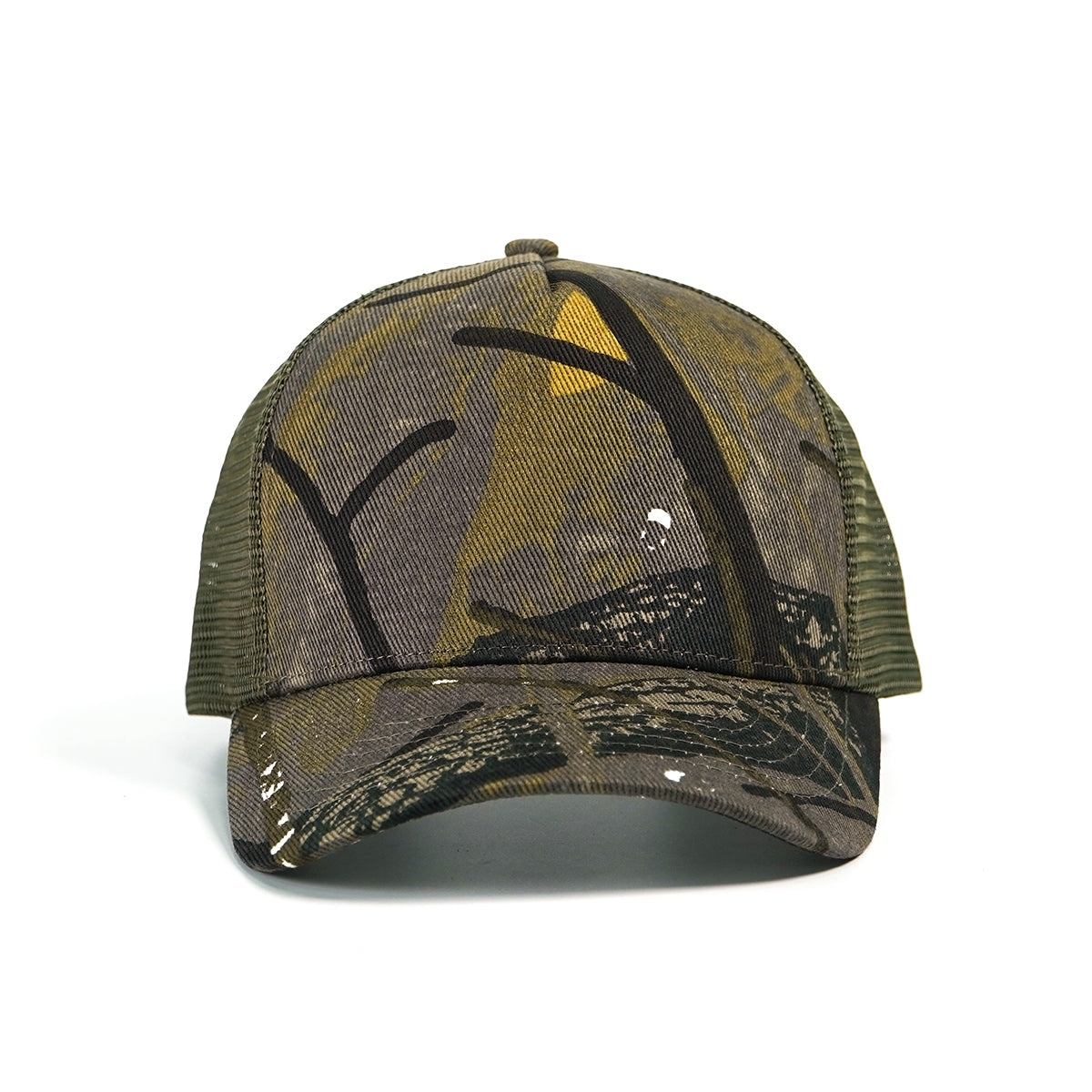 RANGELAB Tactical Camo Trucker Hat – Unisex Breathable Mesh Hunting Cap, Adjustable Fit 22–25”