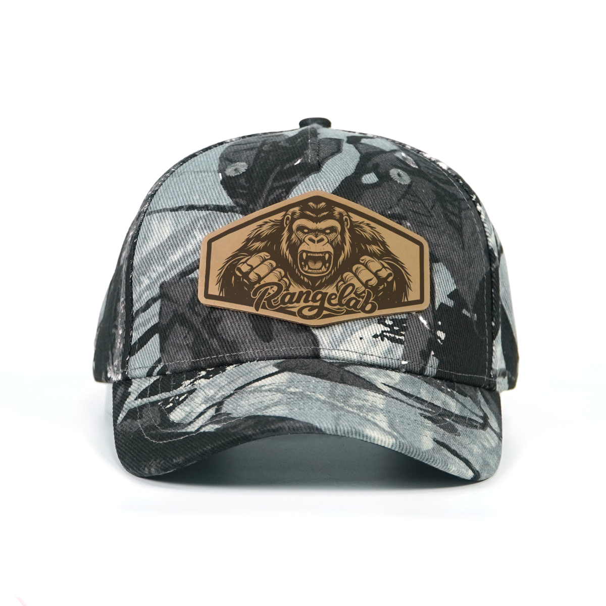 Rangelab Untamed Wildlife Camo Snapbacks | Leather Patch Adjustable Outdoor Hats