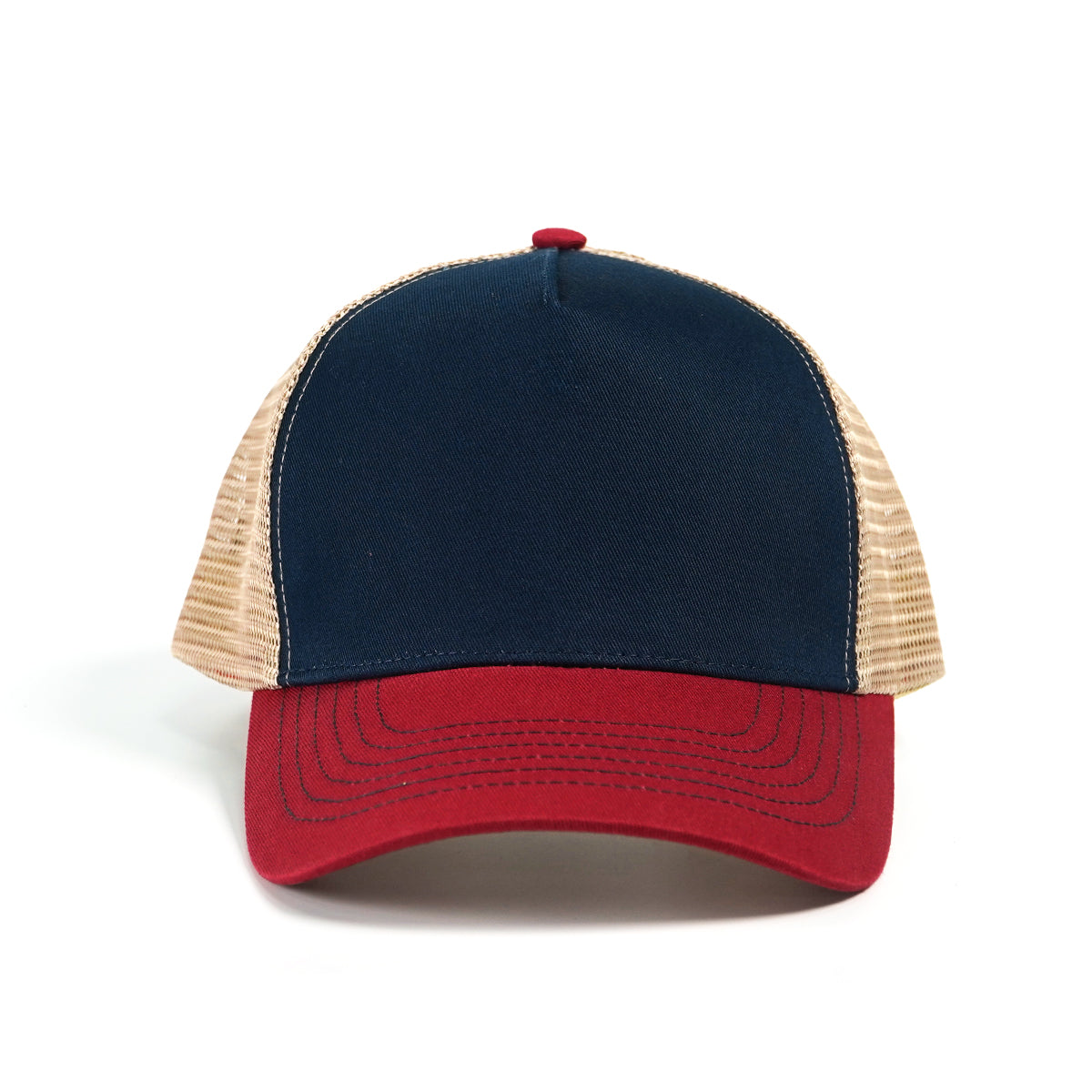 Rangelab Vintage Mesh Trucker Hat – Red/Navy｜Breathable Outdoor Cap