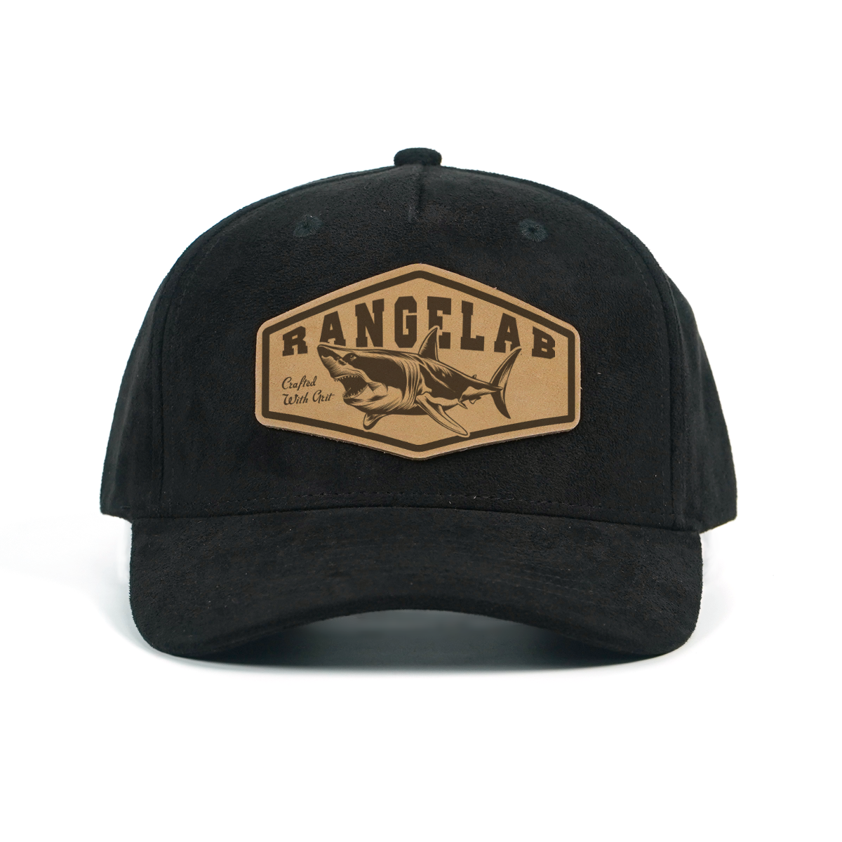 RANGELAB Suede Leather Patch Hat for Men & Women – Adjustable Snapback Baseball Cap, Premium Outdoor Adventure Hat (Snake, Shark, Fish, Scorpion Designs)