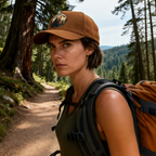 RANGELAB Leather Patch Hat – Adventure Animal Series | Adjustable Outdoor Trucker Cap