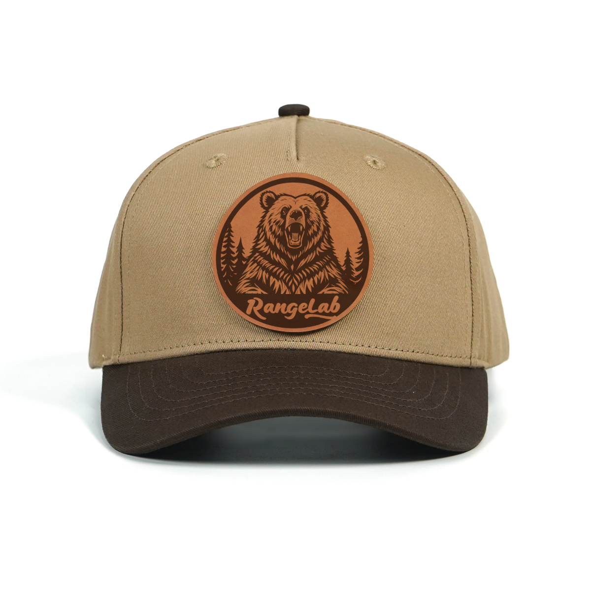 RANGELAB Adventure Series Leather Patch Hat – Wild Animal Edition (Tiger/Bison/Alligator/Bear/Whale/Marlin)
