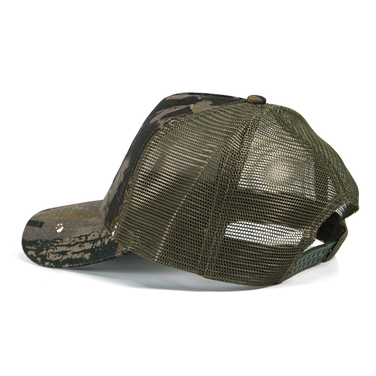 RANGELAB Camo Trucker Hat – Outdoor Hunting Mesh Cap with Printed Patch, Adjustable Snapback for Men & Women