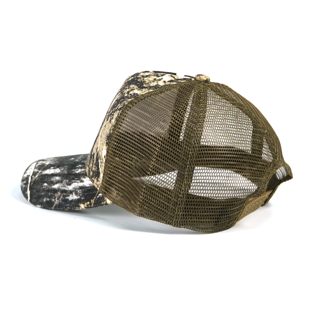 RANGELAB Camo Trucker Hat for Men & Women – Adjustable Mesh Back Hunting Cap, Outdoor Snapback Hat, Breathable Camouflage Baseball Cap