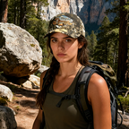 Rangelab Camo Outdoor Adventure Cap – Adjustable Snapback Hat for Hunting, Hiking & Everyday Wear