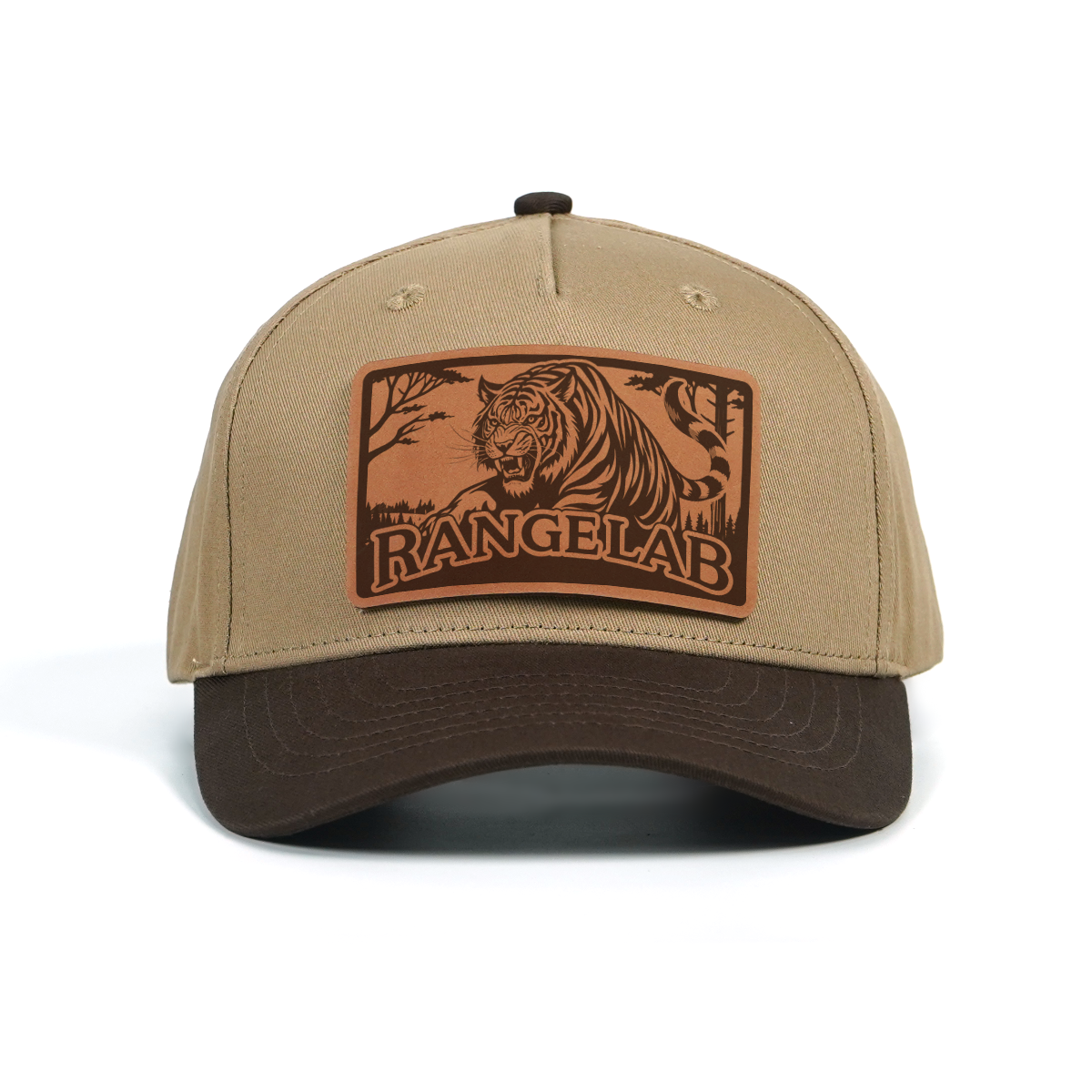 RANGELAB Adventure Series Leather Patch Hat – Wild Animal Edition (Tiger/Bison/Alligator/Bear/Whale/Marlin)