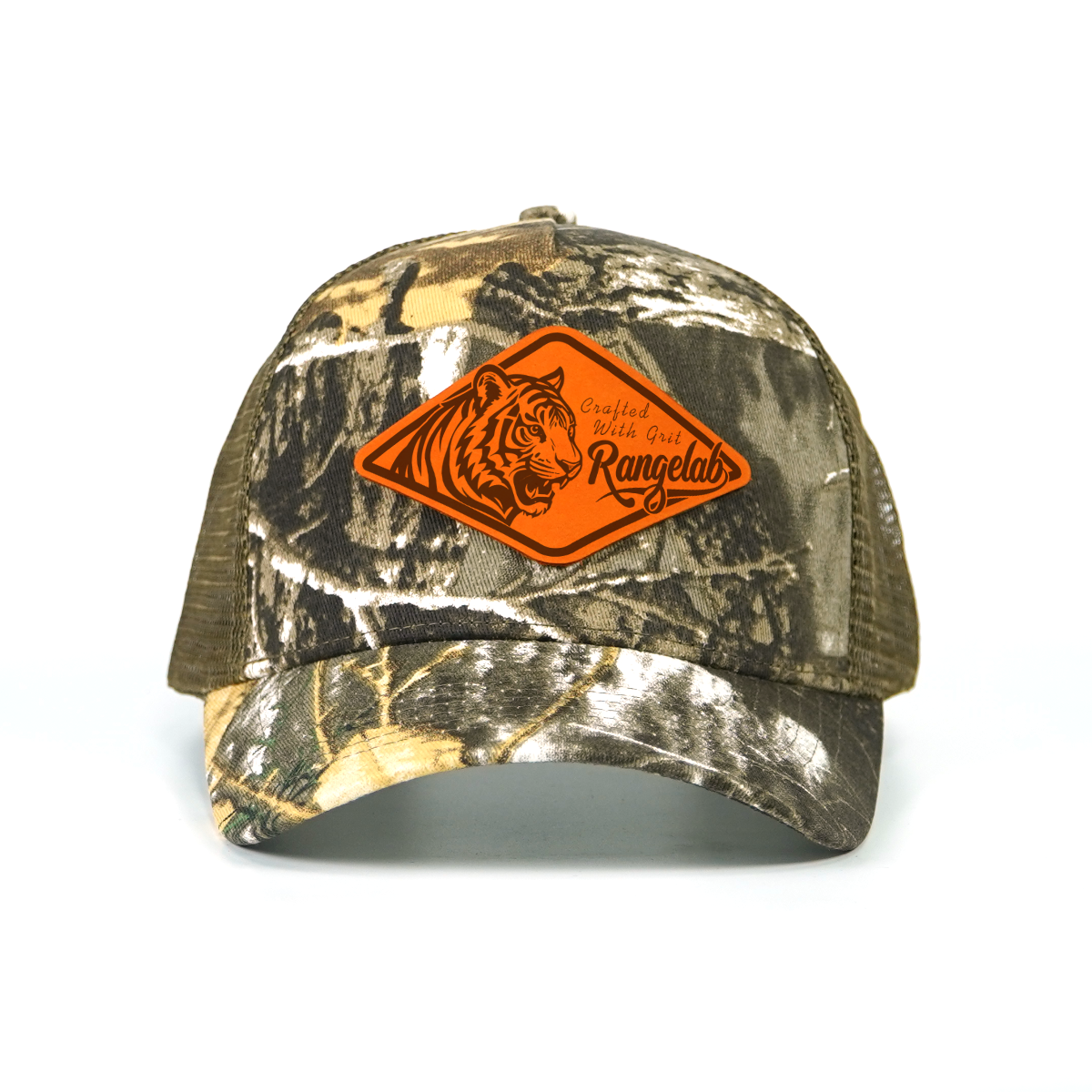 RANGELAB Camo Trucker Hat - Animal Patch, Adjustable Snapback, Breathable Mesh, One Size Fits Most
