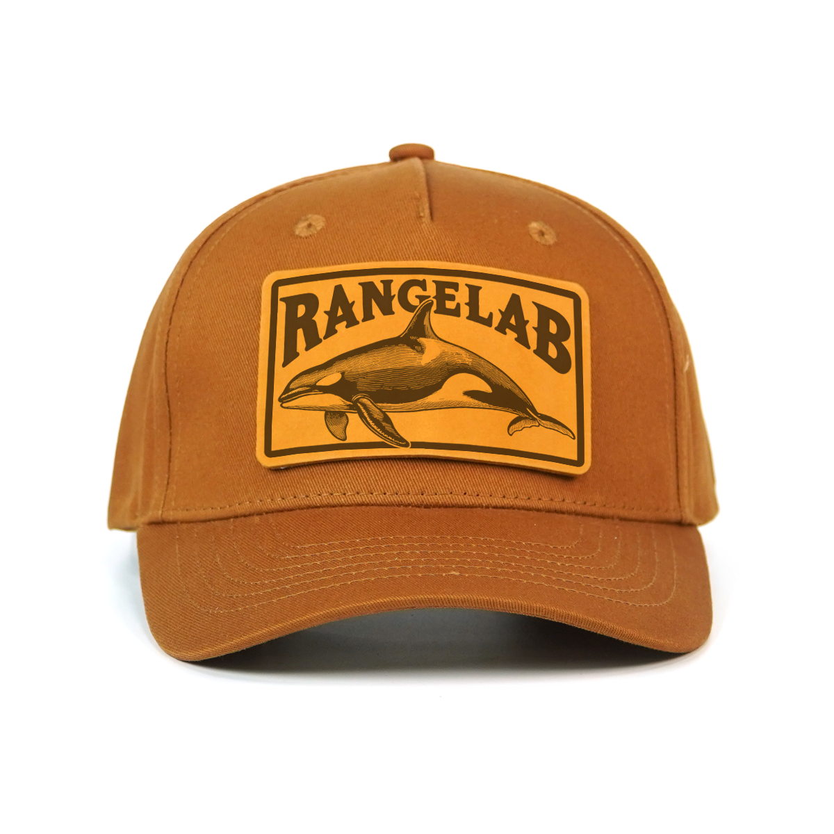 Rangelab Leather Patch Animal Series Hat – Outdoor Adventure Snapback Cap for Men & Women, Adjustable Fit, Durable Canvas Baseball Hat