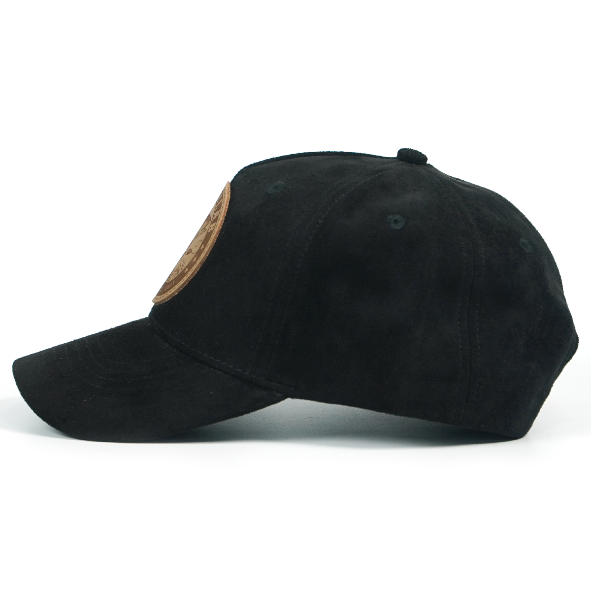 RANGELAB Suede Leather Patch Hat for Men & Women – Adjustable Snapback Baseball Cap, Premium Outdoor Adventure Hat (Snake, Shark, Fish, Scorpion Designs)