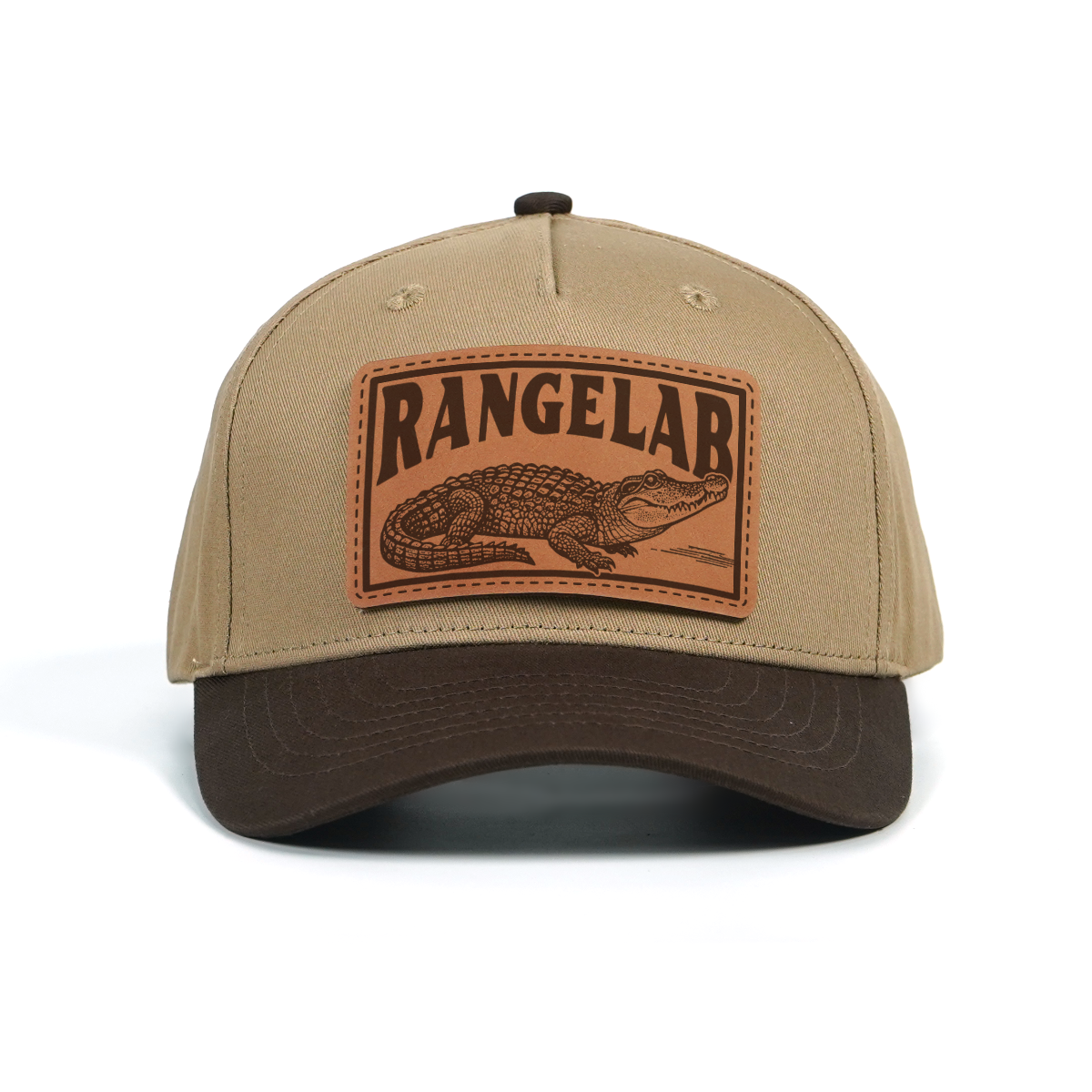 RANGELAB Adventure Series Leather Patch Hat – Wild Animal Edition (Tiger/Bison/Alligator/Bear/Whale/Marlin)