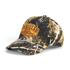 RANGELAB Camo Snapback Cap with Leather Patch – Adjustable Outdoor Tactical Hat for Hunting & Hiking