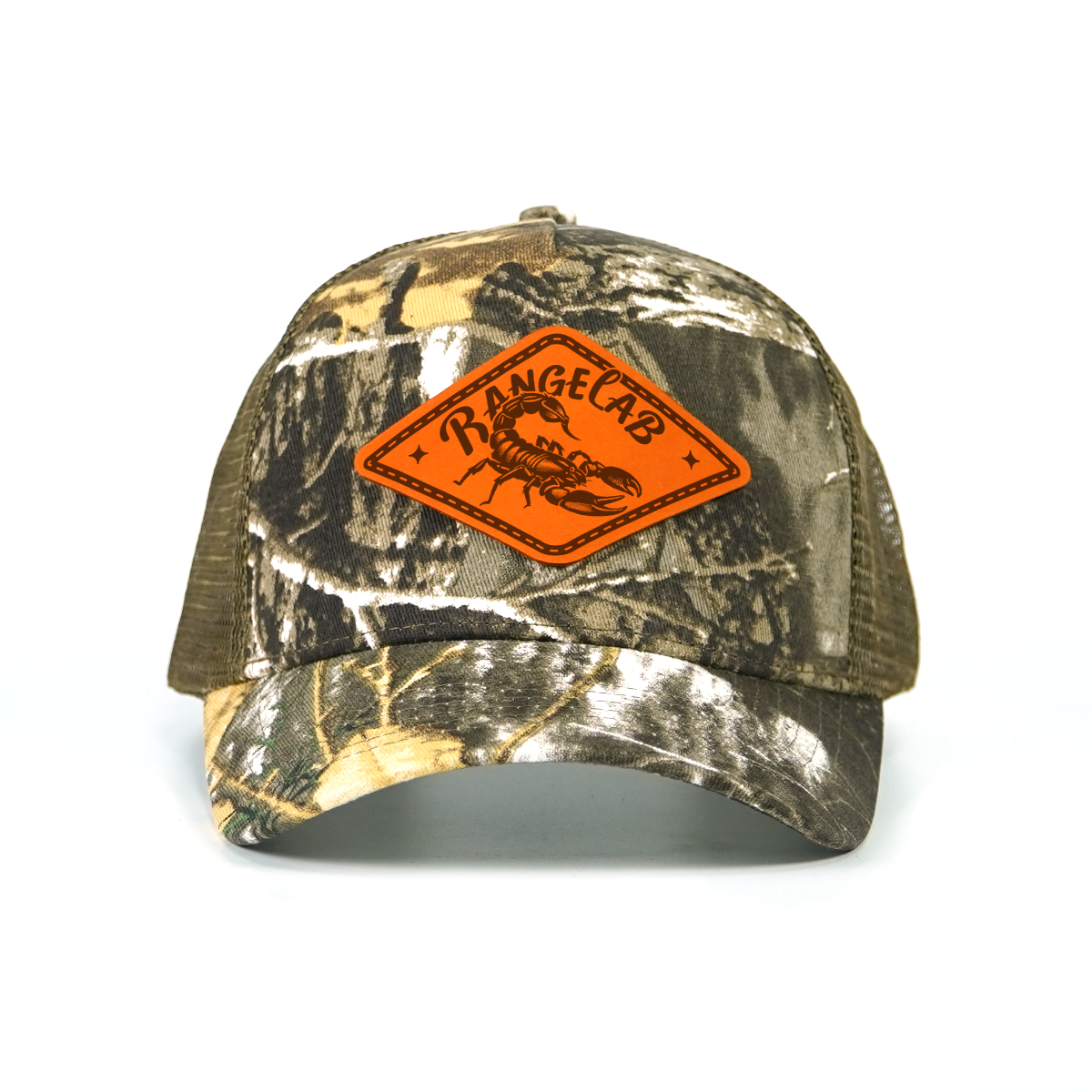 RANGELAB Camo Trucker Hat - Animal Patch, Adjustable Snapback, Breathable Mesh, One Size Fits Most