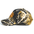 RANGELAB Camo Snapback Cap with Leather Patch – Adjustable Outdoor Tactical Hat for Hunting & Hiking