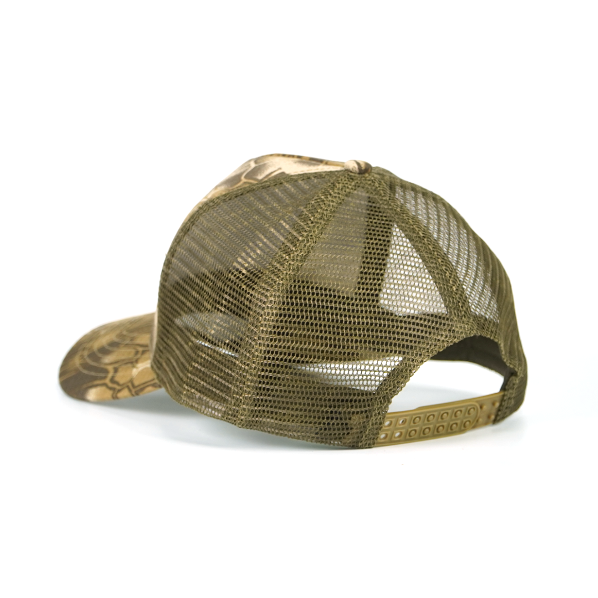 Rangelab Camo Mesh Cap - Adjustable Snapback with Wildlife Leather Patch | Outdoor Adventure Hat for Men & Women