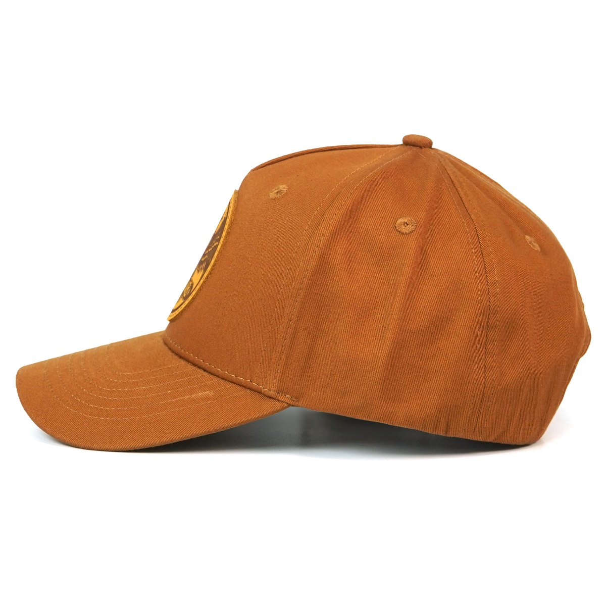 Rangelab Leather Patch Animal Series Hat – Outdoor Adventure Snapback Cap for Men & Women, Adjustable Fit, Durable Canvas Baseball Hat