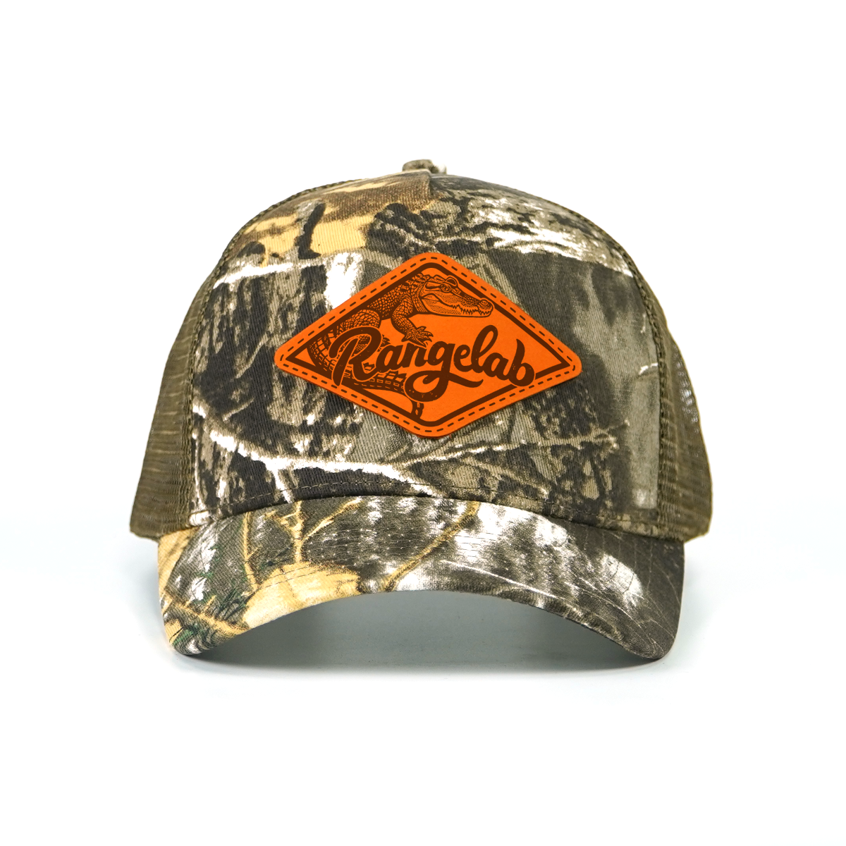 RANGELAB Camo Trucker Hat - Animal Patch, Adjustable Snapback, Breathable Mesh, One Size Fits Most