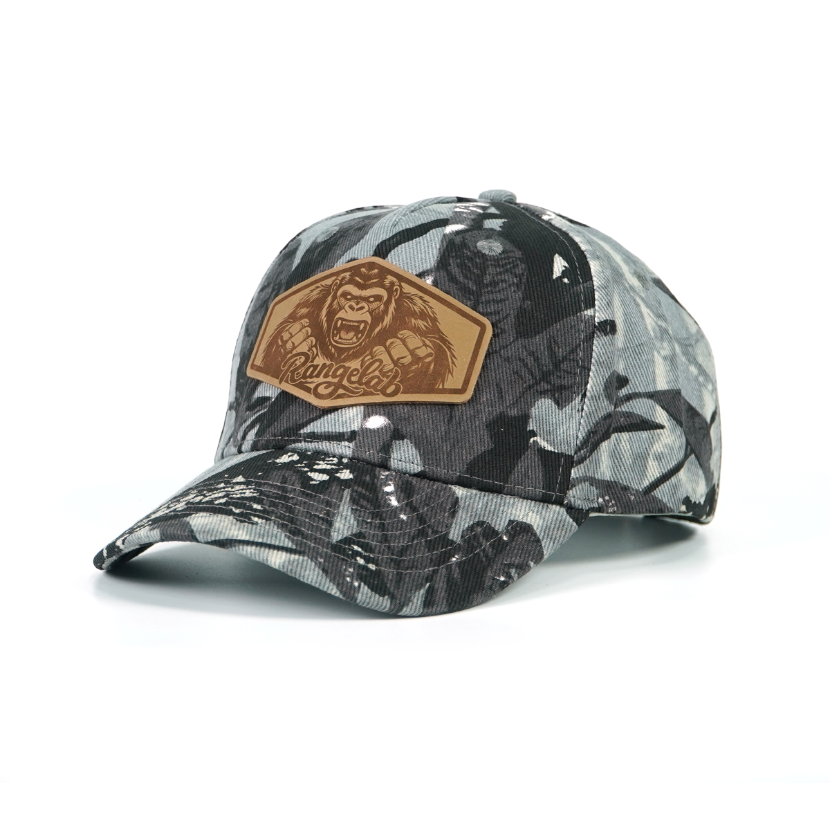 Rangelab Untamed Wildlife Camo Snapbacks | Leather Patch Adjustable Outdoor Hats