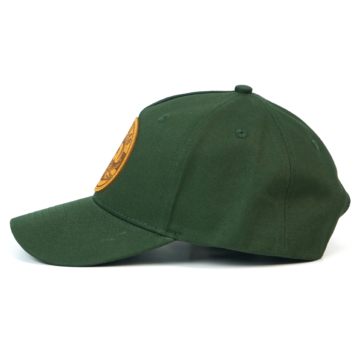 RANGELAB Premium Leather-Patch Trucker Hat – Adjustable Outdoor Snapback Cap