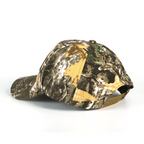 Rangelab Camo Snapback Hat – Laser-Engraved Wildlife Leather Patch, Adjustable Fit (22.5″–25″)