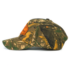Rangelab Camo Snapback Hat - Adjustable Leather Animal Patch Cap