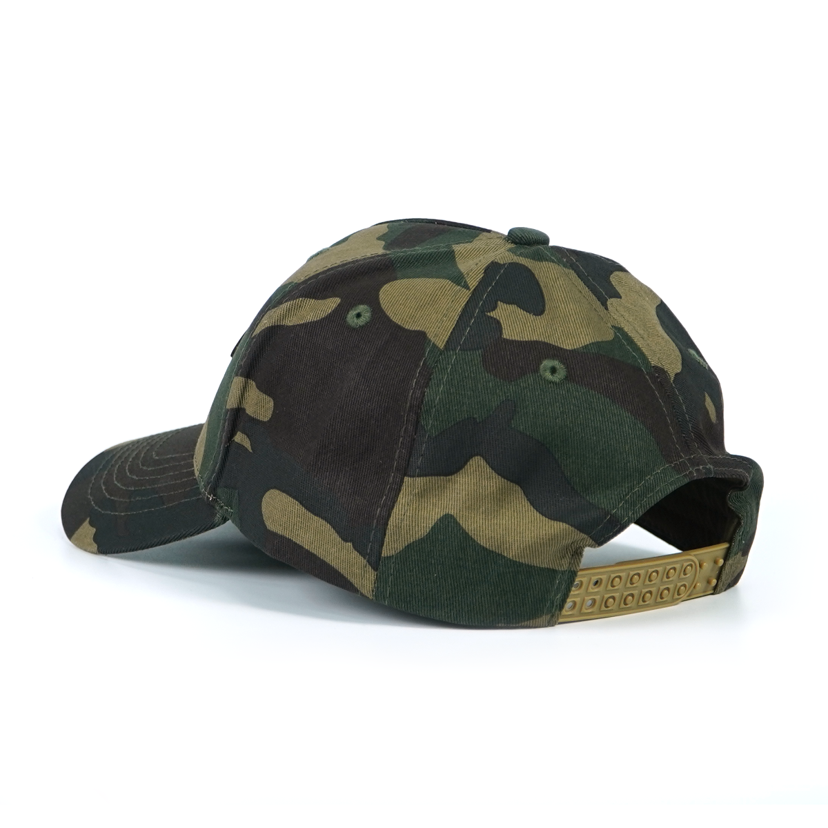 Rangelab Camo Snapback Hat – Wildlife Leather Patch, Adjustable Fit (22.5″–25″) | Outdoor & Daily Style