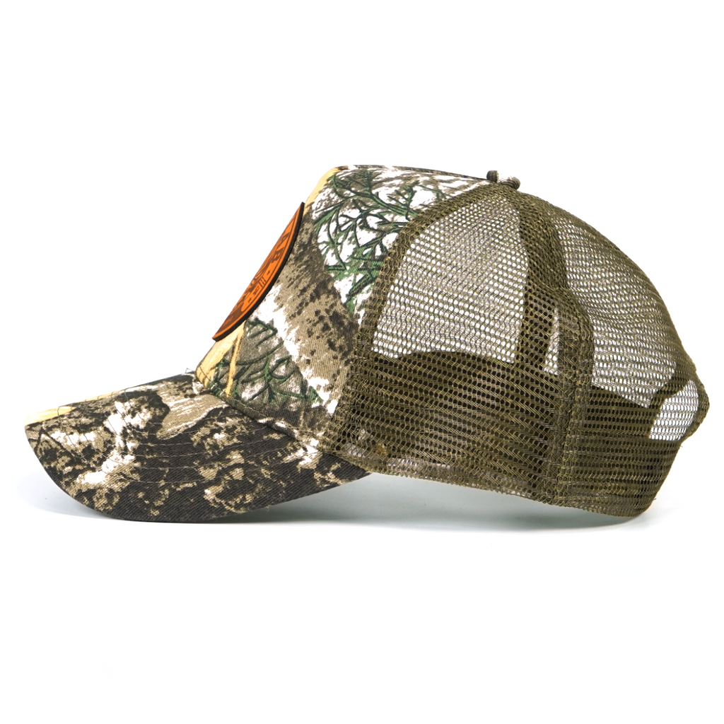 RANGELAB Camo Trucker Hat - Animal Patch, Adjustable Snapback, Breathable Mesh, One Size Fits Most