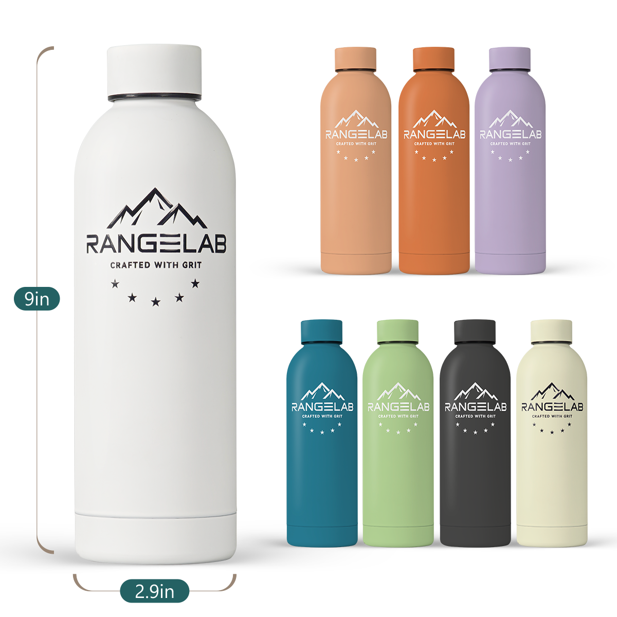 RANGELAB Insulated Water Bottle 17oz