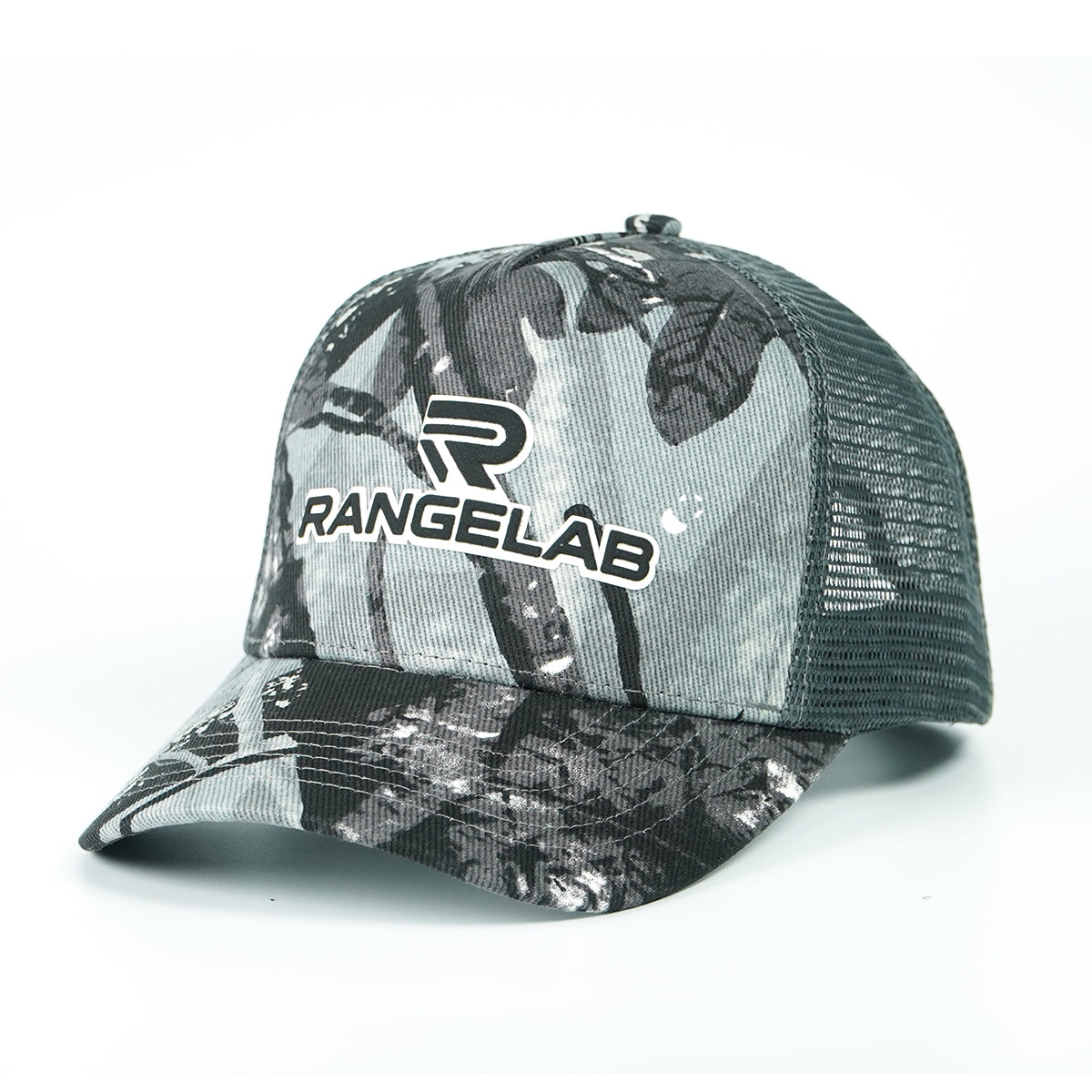 RANGELAB Adventure-Ready Camo Trucker Hat – Breathable Mesh Outdoor Snapback Cap for Hiking, Camping & Everyday Style