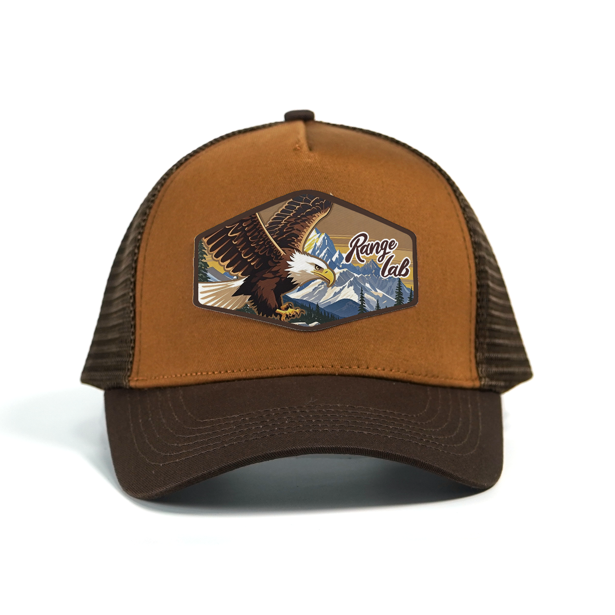 RANGELAB Trucker Hat – Adventure Animal Patch Cap for Men & Women | Adjustable Snapback Mesh Hat | Outdoor Hiking Baseball Cap
