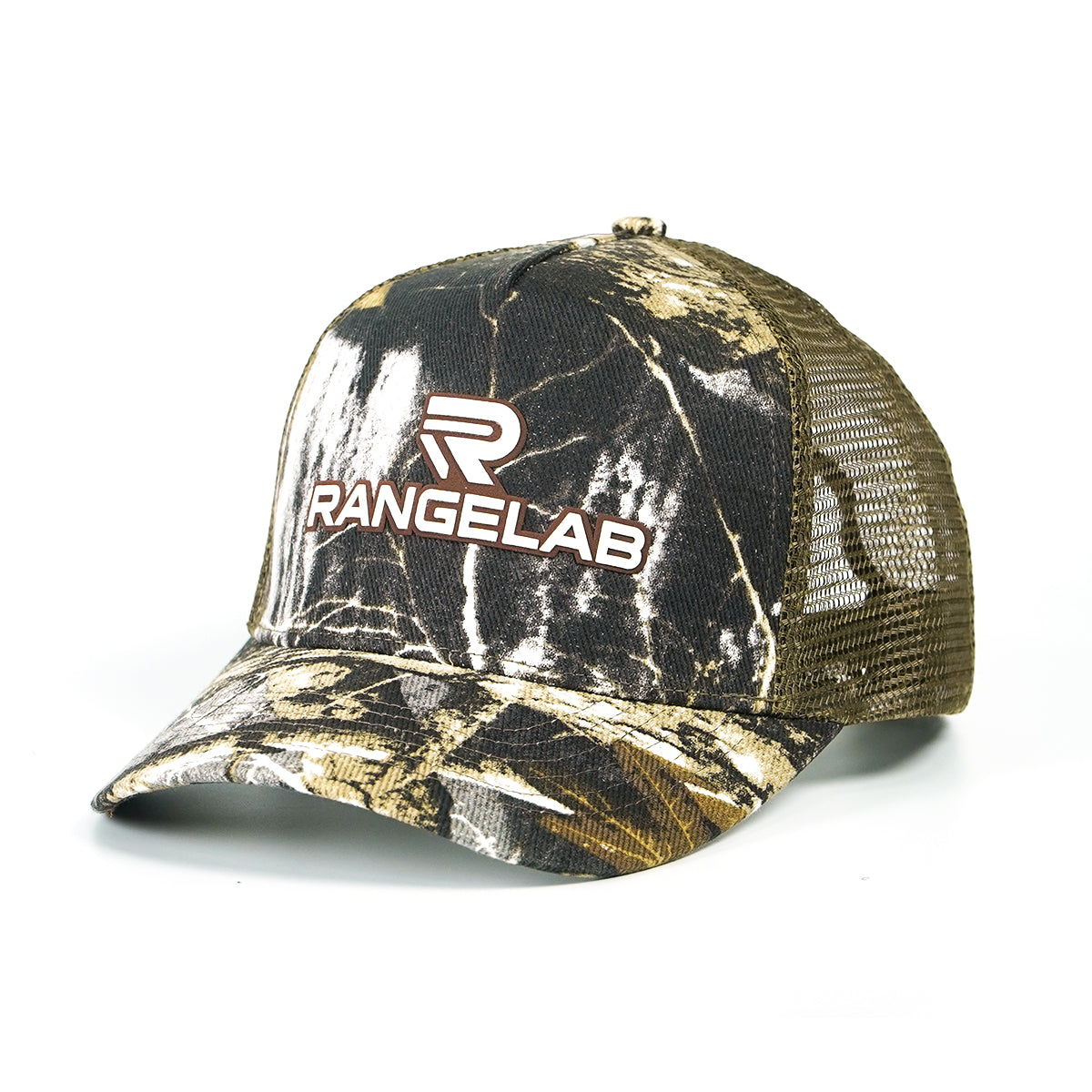 RANGELAB Camo Trucker Hat – Breathable Outdoor Mesh Cap for Everyday Grit & Adventure