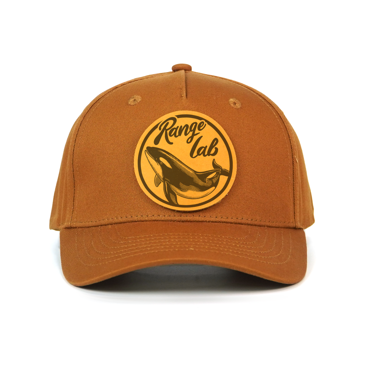 Rangelab Leather Patch Animal Series Hat – Outdoor Adventure Snapback Cap for Men & Women, Adjustable Fit, Durable Canvas Baseball Hat