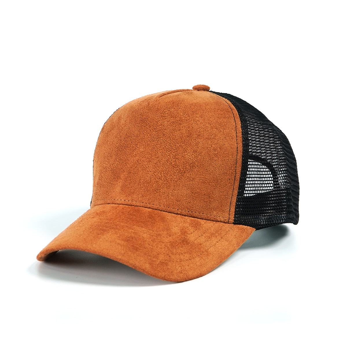 Rangelab Suede-Style Trucker Hat for Men & Women – Breathable Mesh Back, Adjustable Snapback, Outdoor Casual Baseball Cap