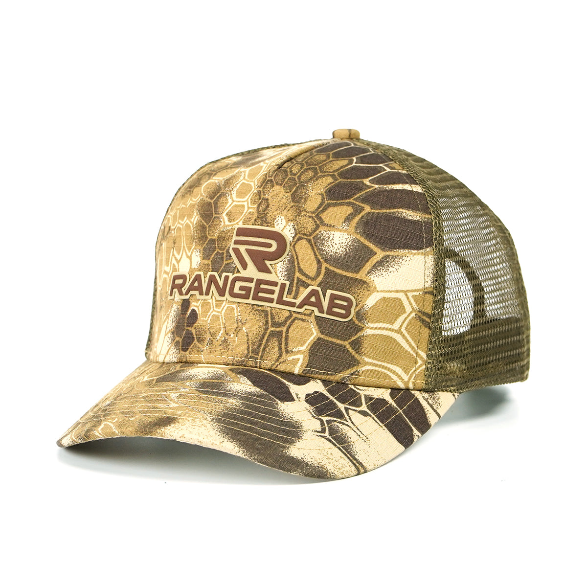 RANGELAB Camo Trucker Hat – Premium Outdoor Snapback Cap for Men & Women | Breathable Mesh Hunting Hat
