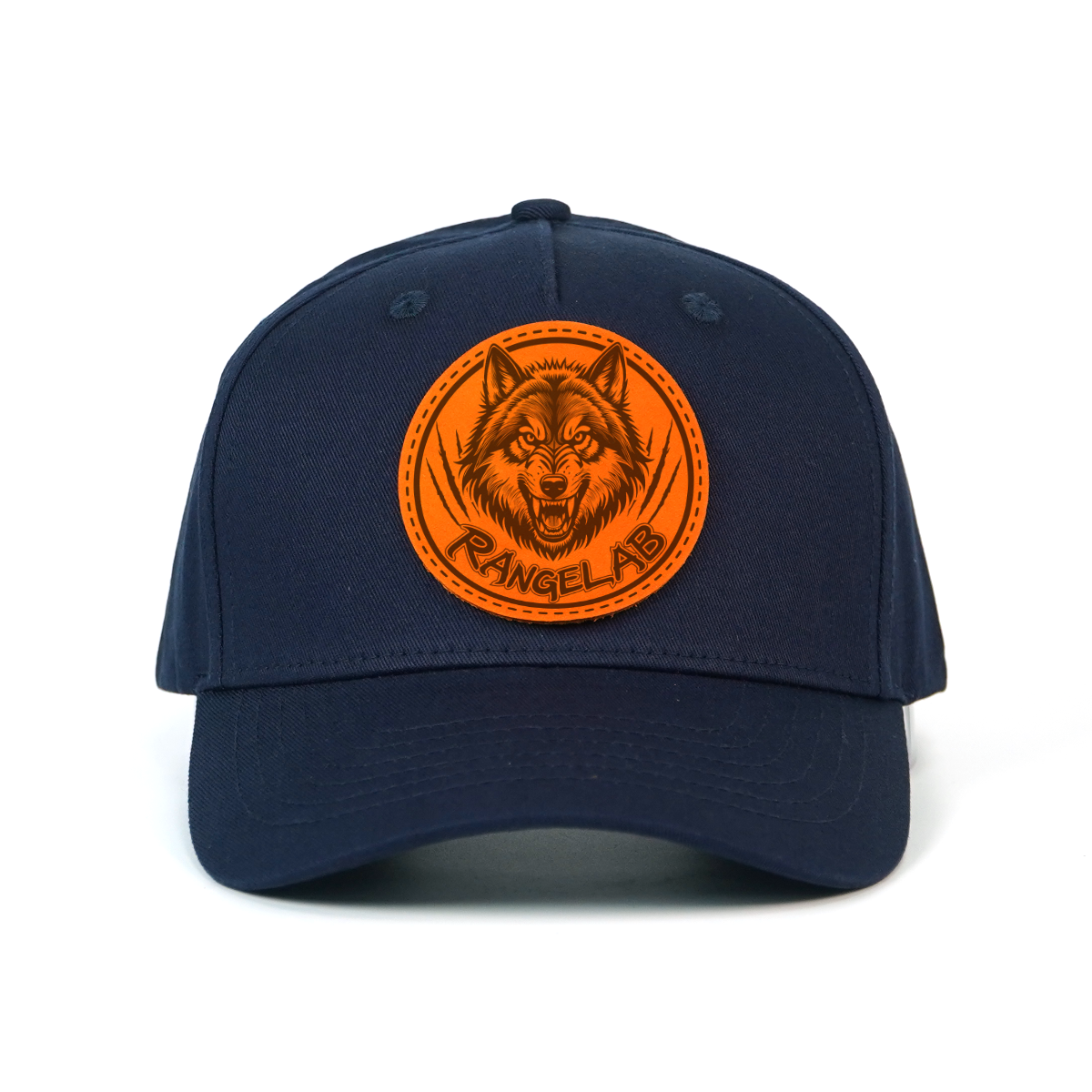 RANGELAB Leather Patch Trucker Hat – Crafted with Grit | Adjustable Snapback Cap for Men & Women | Outdoor Adventure Baseball Hat (Bear / Wolf / Gorilla / Fish / Walrus)
