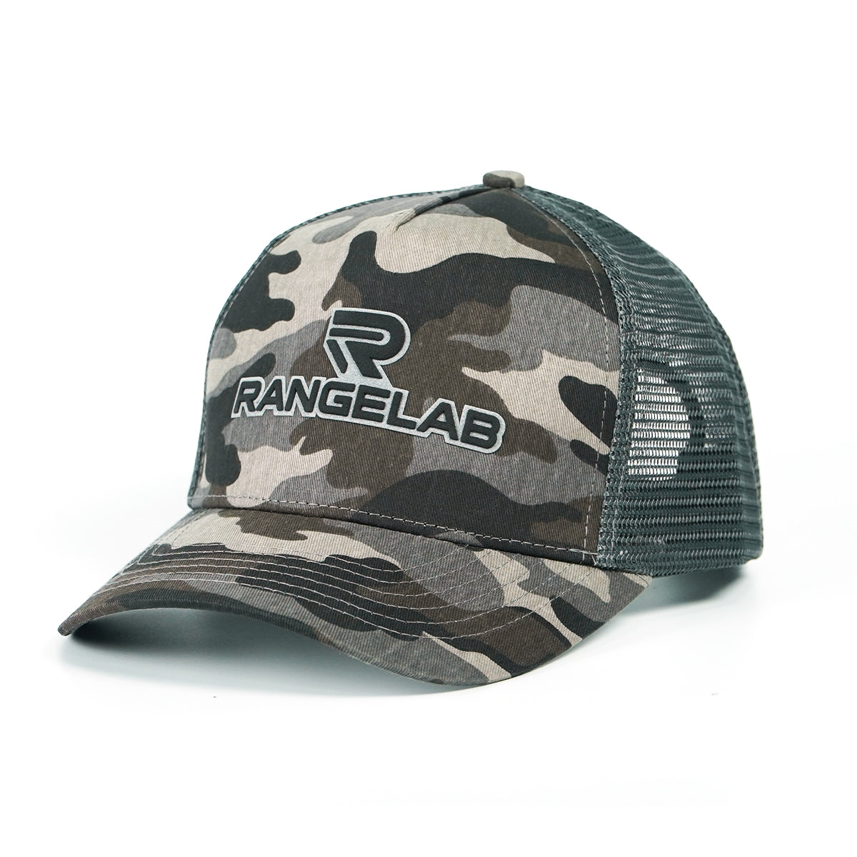 RANGELAB Tactical Camo Mesh Hat – Breathable Snapback for Outdoor Sports, Hiking & Everyday Adventure
