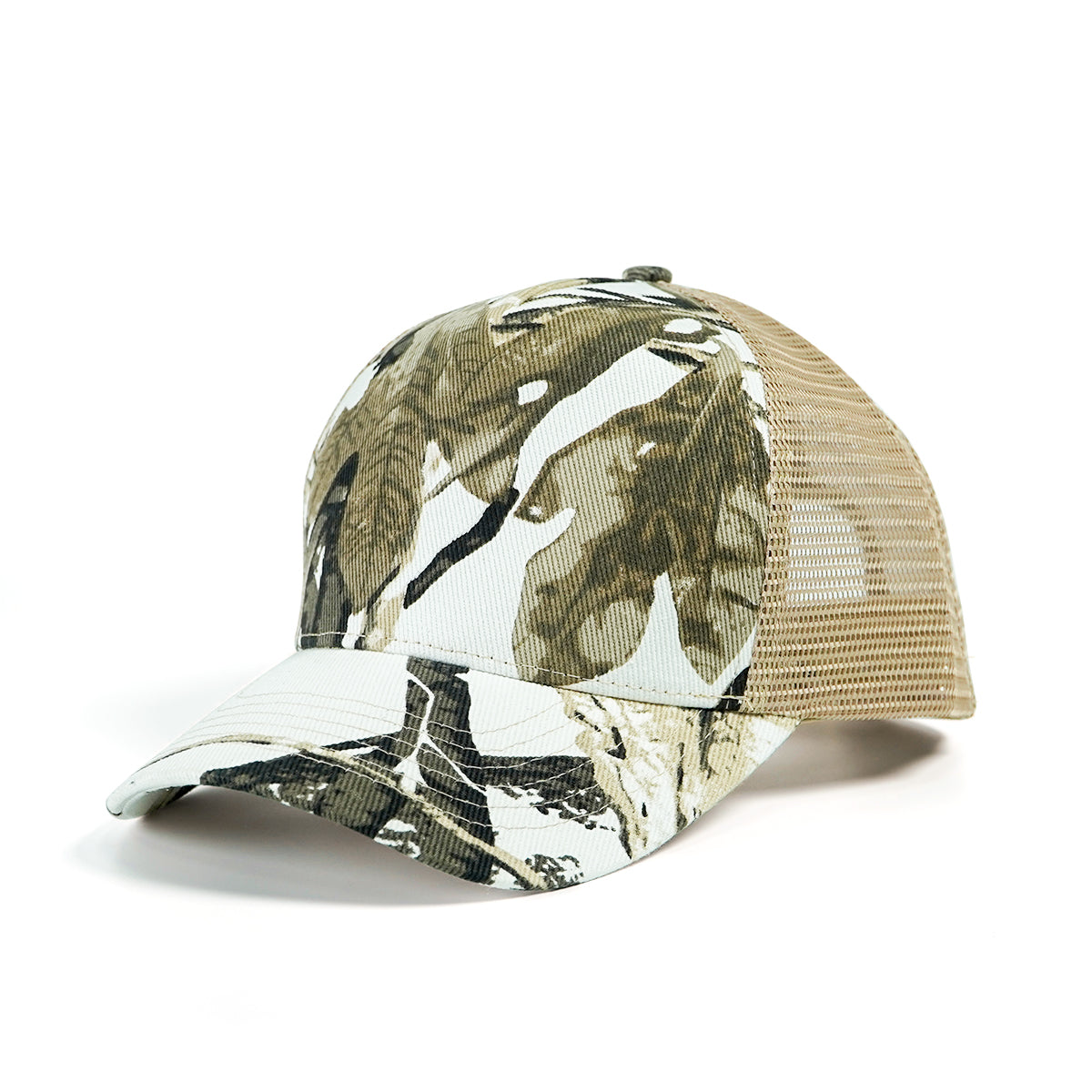 Tactical Camo Snapback Cap – Breathable Mesh Hat for Hiking, Hunting & Outdoor Sports