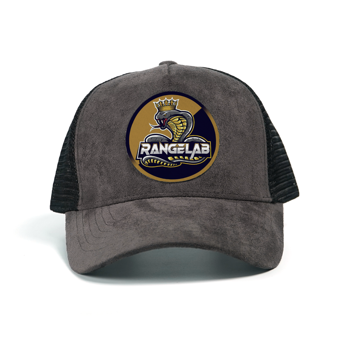 RANGELAB Stylish Mesh Snapback Hat for Men | Outdoor Trucker Cap with Premium Suede Brim