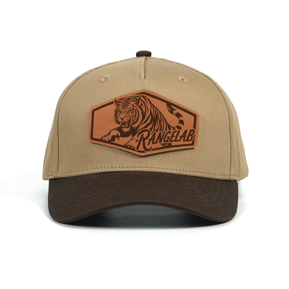 RANGELAB Adventure Series Leather Patch Hat – Wild Animal Edition (Tiger/Bison/Alligator/Bear/Whale/Marlin)