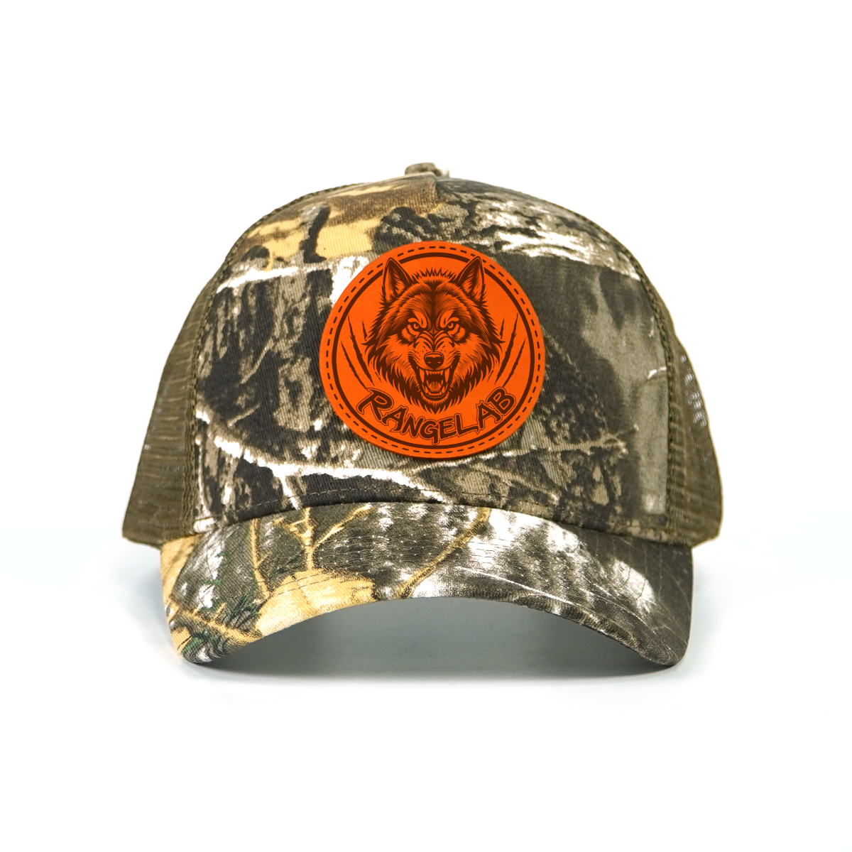 RANGELAB Camo Trucker Hat - Animal Patch, Adjustable Snapback, Breathable Mesh, One Size Fits Most