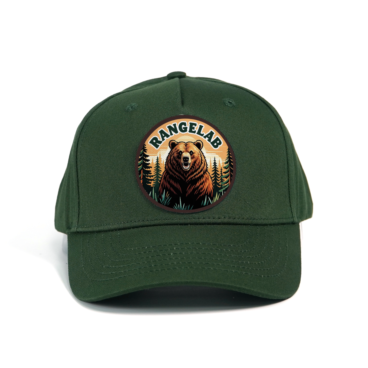 RANGELAB Adventure Series Snapback Hat – Outdoor Wildlife Patch Cap (Bear / Tiger / Gator Design)