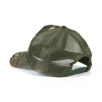 RANGELAB Camo Outdoor Hat - Wildlife Leather Patches Adjustable Snapback for Hiking & Tailgating
