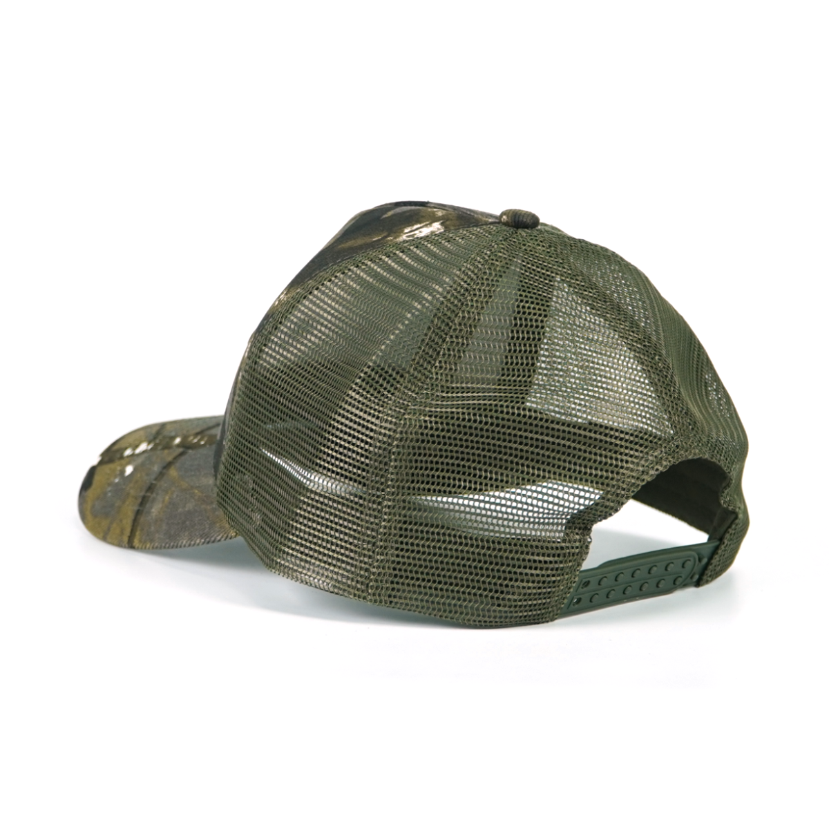 RANGELAB Camo Outdoor Hat - Wildlife Leather Patches Adjustable Snapback for Hiking & Tailgating